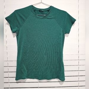 Oiselle Flyout Short Sleeve, Size 4, Douglas Fir/Spruce